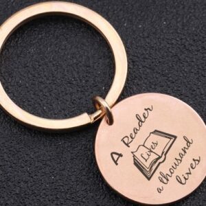 A Reader Rose Keychain