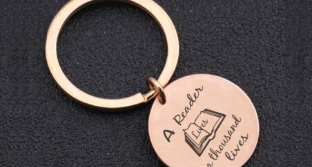 A Reader Rose Keychain